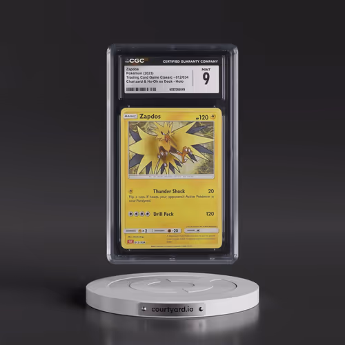 2023 Trading Card Game Classic - CLV, CLC, CLB #012/034 Zapdos - Charizard & Ho-Oh ex Deck - CLC Hol