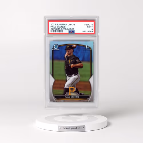 2023 Bowman Draft #BDC14 Paul Skenes - Chrome-Refractor (PSA 9 MINT)