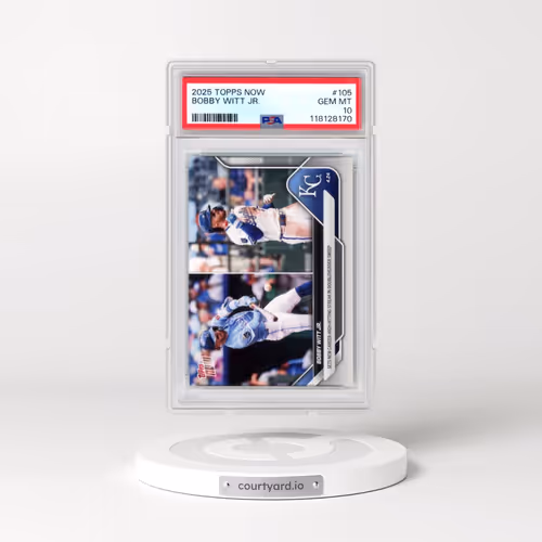 2025 Topps Now #105 Bobby Witt Jr. (PSA 10 GEM MINT)