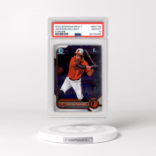 2022 Bowman Draft #BDC168 Jackson Holliday - Chrome (PSA 10 GEM MINT)