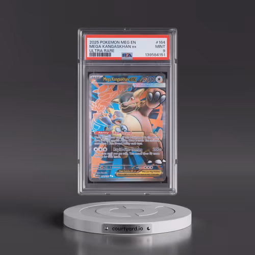 2025 Pokémon Meg EN-Mega Evolution #164 Mega Kangaskhan EX - Holo Ultra Rare (PSA 9 MINT)