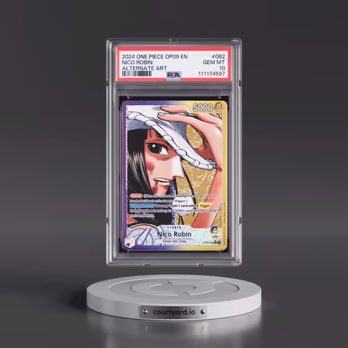 2024 One Piece OP09-Emperors in the New World #062 Nico Robin - Alternate Art (PSA 10 GEM MINT)