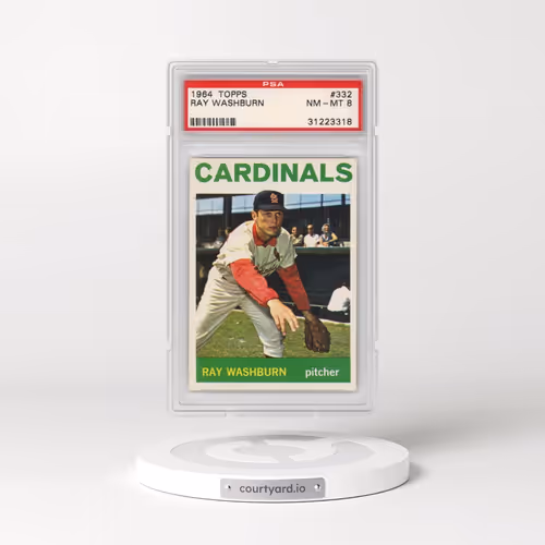 1964 Topps #332 Ray Washburn (PSA 8 NM-MT)
