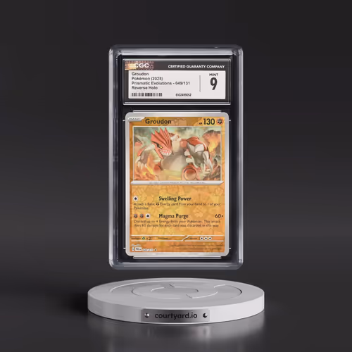 2024 Prismatic Evolutions - PRE EN #049/131 Groudon - Reverse Holo (CGC 9 MINT)