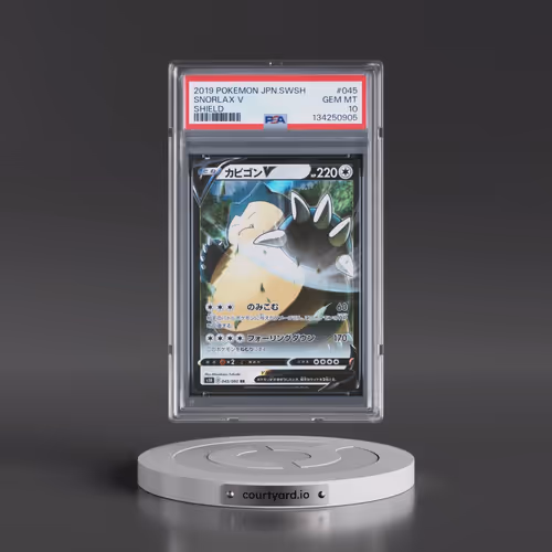 2019 Pokémon Sword & Shield Shield #045 Snorlax V - Holo (PSA 10 GEM MINT)