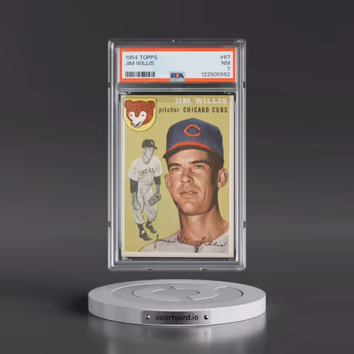 1954 Topps #67 Jim Willis (PSA 7 NM)