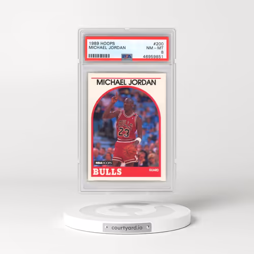 1989 Hoops #200 Michael Jordan (PSA 8 NM-MT)