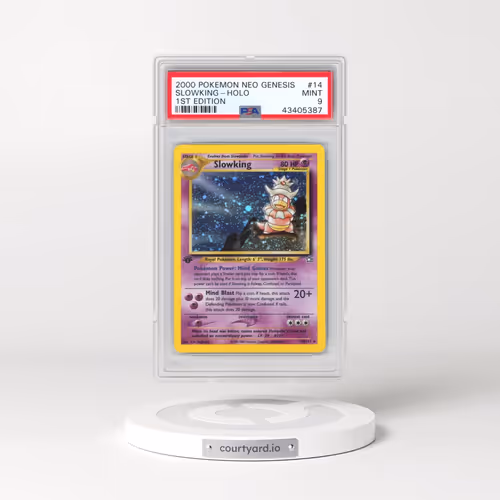2000 Pokémon Neo Genesis #14 Slowking - 1st Edition Holo (PSA 9 MINT)