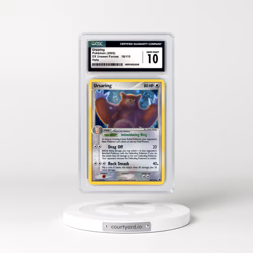 2005 EX Unseen Forces #18 Ursaring - Holo (CGC 10 GEM MINT)