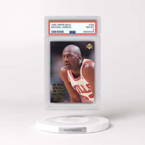 1995 Upper Deck #335 Michael Jordan (PSA 8 NM-MT)