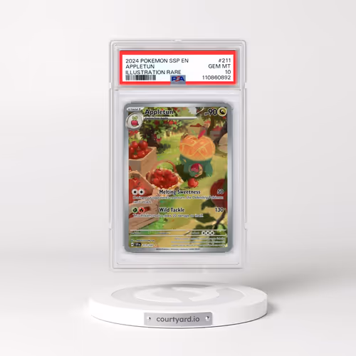 2024 Pokémon Ssp EN-Surging Sparks #211 Appletun - Illustration Rare (PSA 10 GEM MINT)