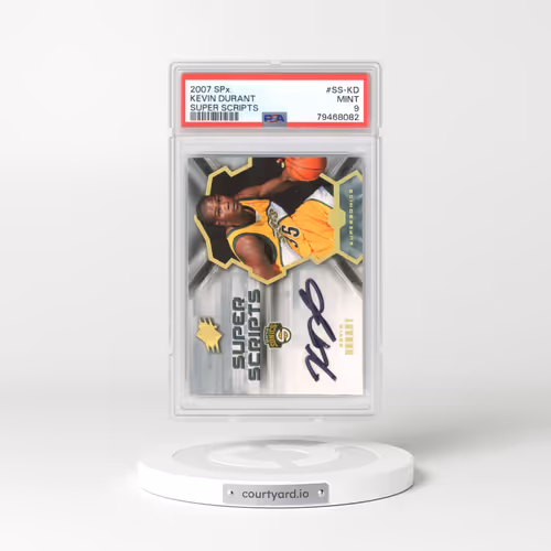 2007 SPx Super Scripts #SS-KD Kevin Durant (PSA 9 MINT)