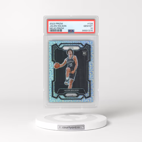2023 Panini Prizm #128 Jalen Wilson - Mojo Prizm (PSA 10 GEM MINT)