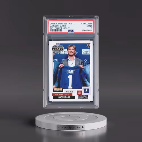 2025 Panini Instant NFL Draft Night #NFLDN15 Jaxson Dart (PSA 9 MINT)