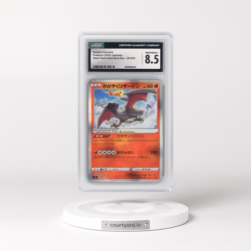 2023 Pokémon Svf-Ruler of the Black Flame Deck Build Box #001 Radiant Charizard - Holo (CGC 8.5 NM-MT+)