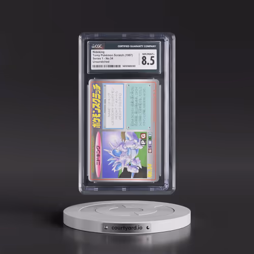 1997 Series 1 #34 Nidoking - Unscratched (CGC 8.5 NM-MT+)
