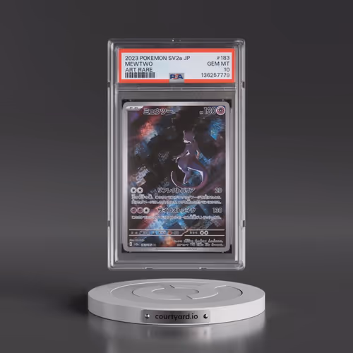 2023 Pokémon Sv2a-Pokemon 151 #183 Mewtwo - Art Rare (PSA 10 GEM MINT)
