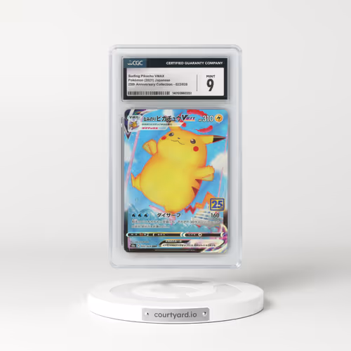 2021 25th Anniversary Collection #022/028 Surfing Pikachu VMAX - Holo (CGC 9 MINT)