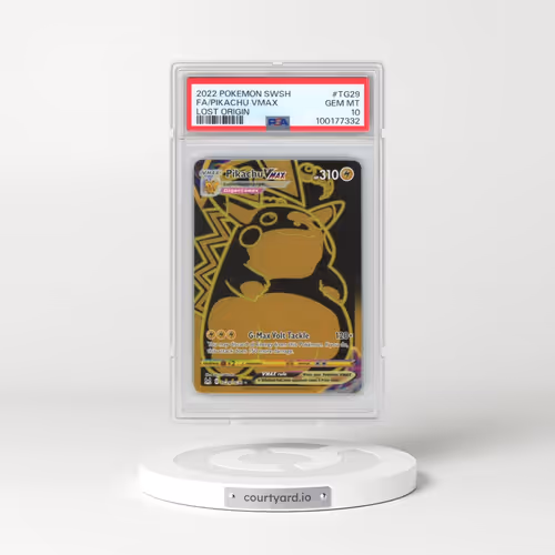 2022 Pokémon Sword & Shield Lost Origin #TG29 Pikachu Vmax - Full Art (PSA 10 GEM MINT)