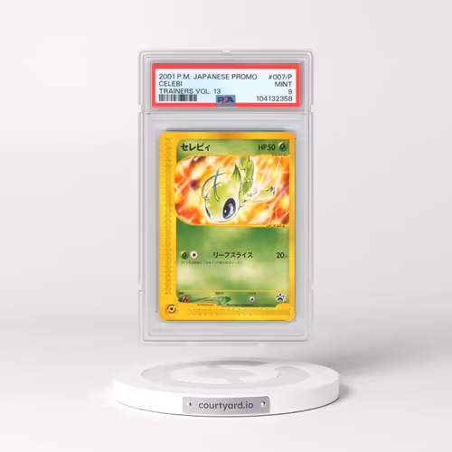 2001 Pokémon Promo #007/P Celebi - Trainers Vol. 13 (PSA 9 MINT)