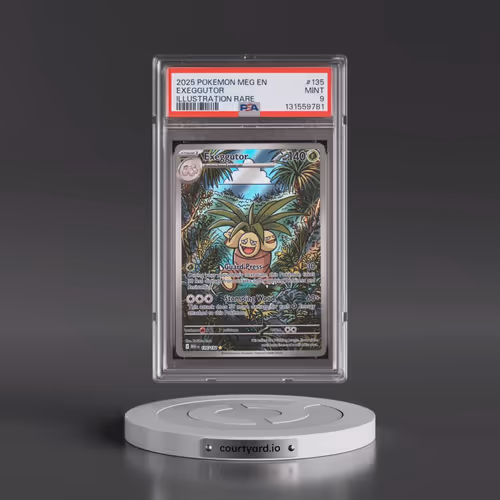 2025 Pokémon Meg EN-Mega Evolution #135 Exeggutor - Illustration Rare (PSA 9 MINT)