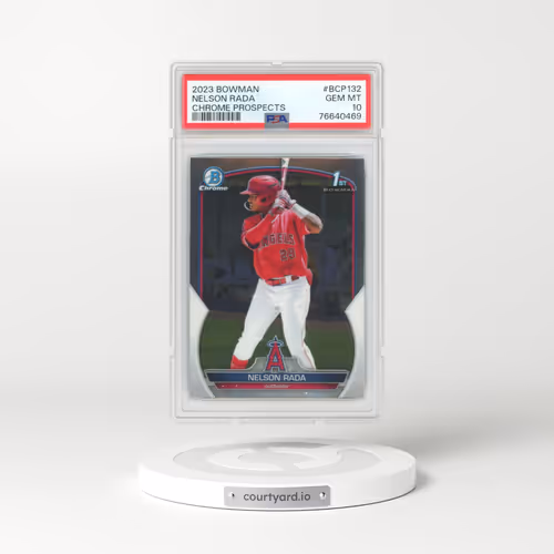 2023 Bowman Chrome Prospects #BCP132 Nelson Rada (PSA 10 GEM MINT)