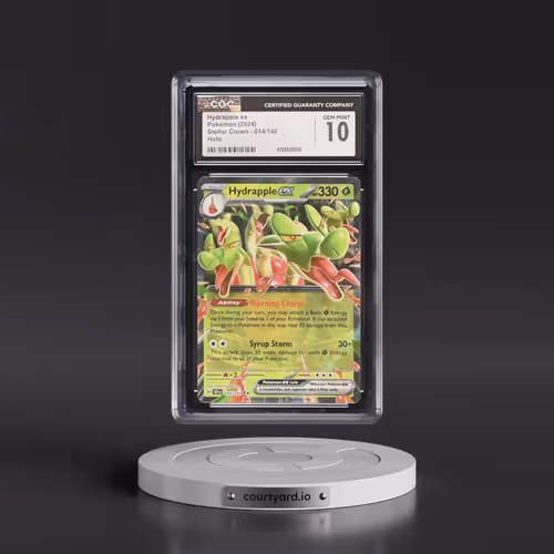 2024 Pokémon Scr EN-Stellar Crown #014 Hydrapple EX - Holo (CGC 10 GEM MINT)