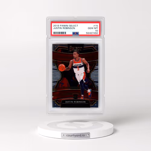 2019 Panini Select #15 Justin Robinson (PSA 10 GEM MINT)