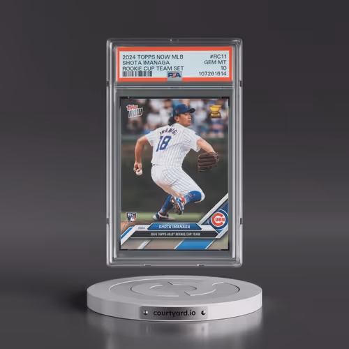 2024 Topps Now MLB Rookie Cup Team Set #RC11 Shota Imanaga (PSA 10 GEM MINT)