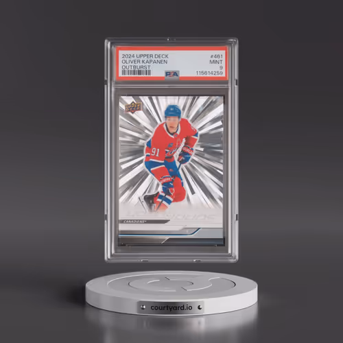 2024 Upper Deck #461 Oliver Kapanen - Outburst (PSA 9 MINT)