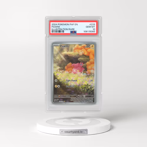2024 Pokémon Paf EN-Paldean Fates #226 Pawmi - Illustration Rare (PSA 10 GEM MINT)