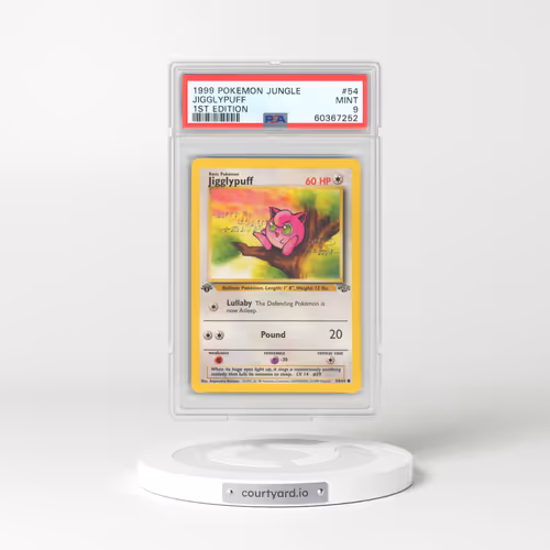 1999 Pokémon Jungle #54 Jigglypuff - 1st Edition (PSA 9 MINT)