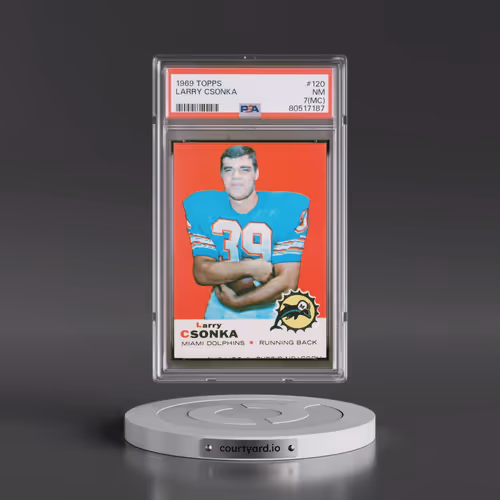 1969 Topps #120 Larry Csonka (PSA 7 NM)