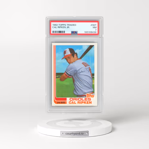 1982 Topps Traded #98T Cal Ripken Jr. (PSA 7 NM)