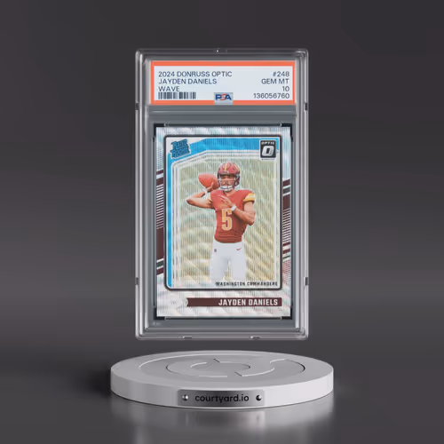 2024 Panini Donruss Optic #248 Jayden Daniels - Wave (PSA 10 GEM MINT)