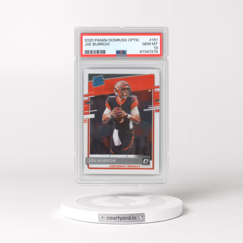 2020 Panini Donruss Optic #151 Joe Burrow (PSA 10 GEM MINT)