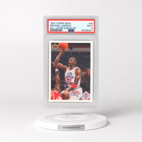 1991 Upper Deck #48 Michael Jordan - All-Star Checklist (PSA 9 MINT)