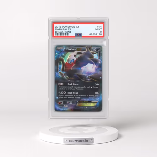 2016 Pokémon XY Breakpoint #74 Darkrai EX - Holo (PSA 9 MINT)