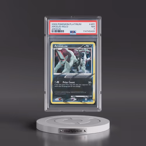 2009 Pokémon Platinum Arceus #AR1 Arceus - Holo (PSA 7 NM)