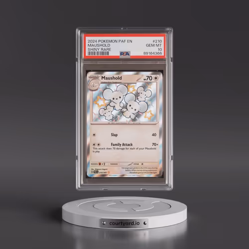 2024 Pokémon Paf EN-Paldean Fates #210 Maushold - Shiny Rare (PSA 10 GEM MINT)