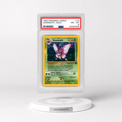 1999 Pokémon Jungle #13 Venomoth - Holo (PSA 8 NM-MT)