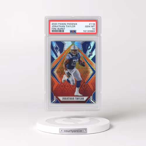 2020 Panini Phoenix #118 Jonathan Taylor - Fire Burst (PSA 10 GEM MINT)