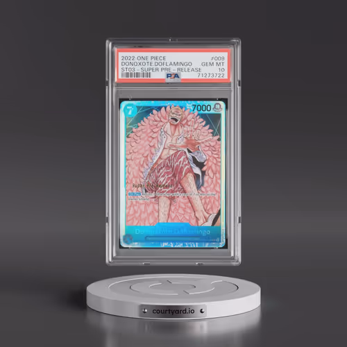 2022 One Piece Starter Deck ST03-the Seven Warlords of the Sea #009 Donquixote Doflamingo - Super Pr