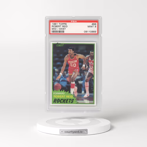 1981 Topps #88 Robert Reid - Mid-West (PSA 9 MINT)
