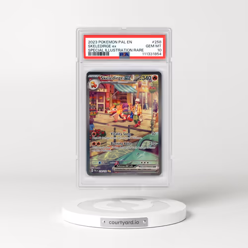 2023 Pokémon Pal EN-Paldea Evolved #258 Skeledirge EX - Holo Special Illustration Rare (PSA 10 GEM MINT)