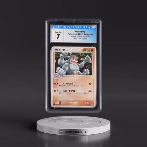 2005 Mirage Forest #049/086 Machamp - 1st Edition Holo (CGC 7 NM)