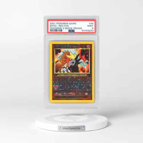 2001 Pokemon 3 Movie Promo #34 Entei - Holo (PSA 9 MINT)