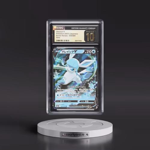 2021 Eevee Heroes #024/069 Glaceon V - Holo (CGC 10 PRISTINE)