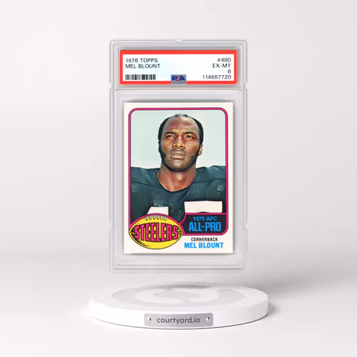 1976 Topps #480 Mel Blount (PSA 6 EX-MT)