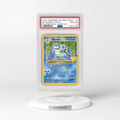 2021 Pokémon Celebrations Classic Collection #2 Blastoise - Holo (PSA 10 GEM MINT)
